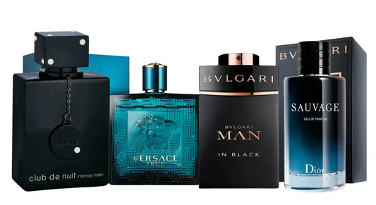 Coffret de 4 parfums | Man in Black, Sauvage, Club the Nuit, Eros 100ml