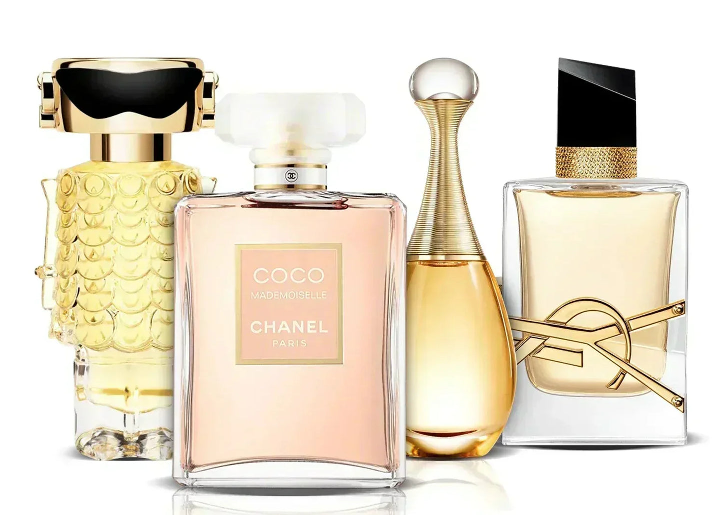 Coffret de 4 parfums | Fame, Coco Mademoiselle, J'adore i Libre (100 ml)